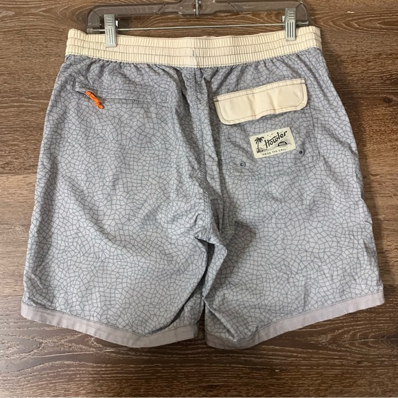 Howler bros Mens gray printed drawstring board shorts 32 - Picture 5 of 9
